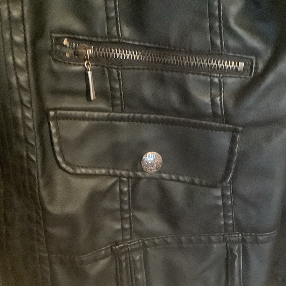 Dollhouse Black Faux Leather Jacket - Picture 3 of 10